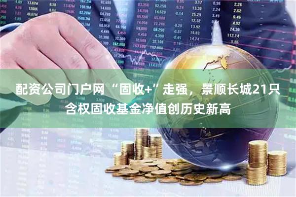 配资公司门户网 “固收+”走强，景顺长城21只含权固收基金净值创历史新高