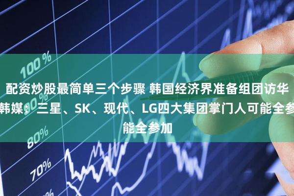 配资炒股最简单三个步骤 韩国经济界准备组团访华，韩媒：三星、SK、现代、LG四大集团掌门人可能全参加